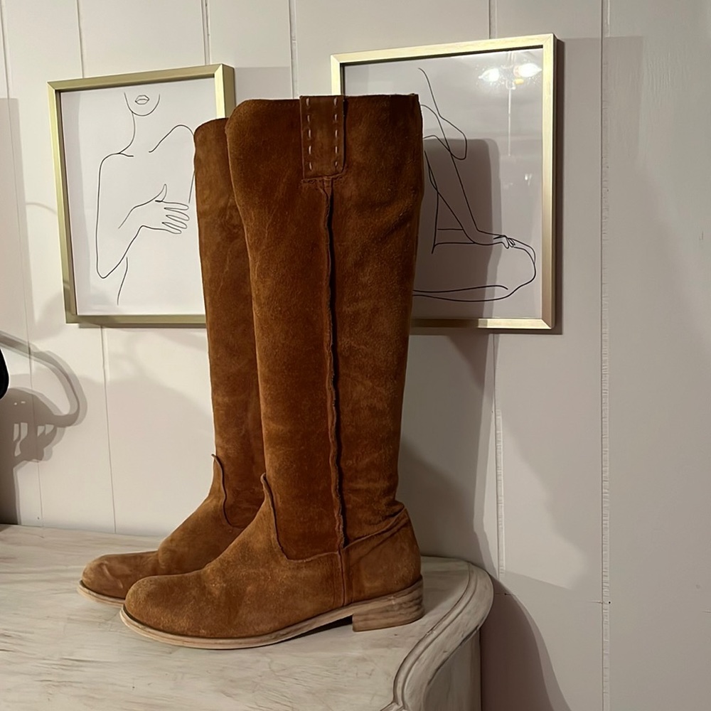 Sundance Suede Leather Boots